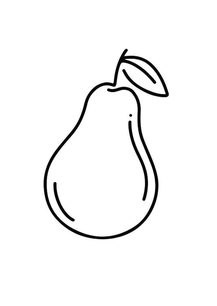 Desenho de Pera Desenho Colorir Imprimir 20