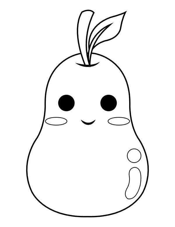 Desenho de Pera Desenho Colorir Imprimir 22