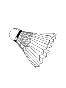 Desenho de Peteca Desenho Colorir Imprimir 02