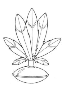 Desenho de Peteca Desenho Colorir Imprimir 05