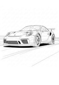 Desenho de Porsche Desenho Colorir Imprimir 10