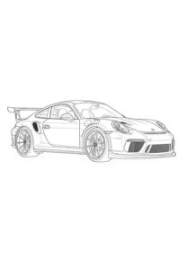 Desenho de Porsche Desenho Colorir Imprimir 13