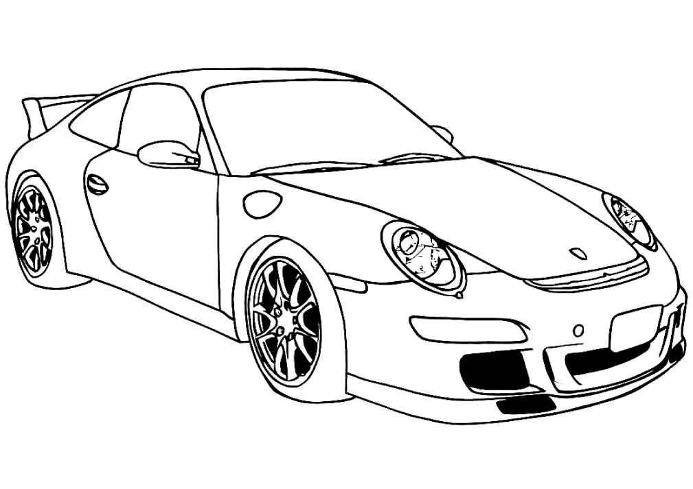 Desenho de Porsche Desenho Colorir Imprimir 28