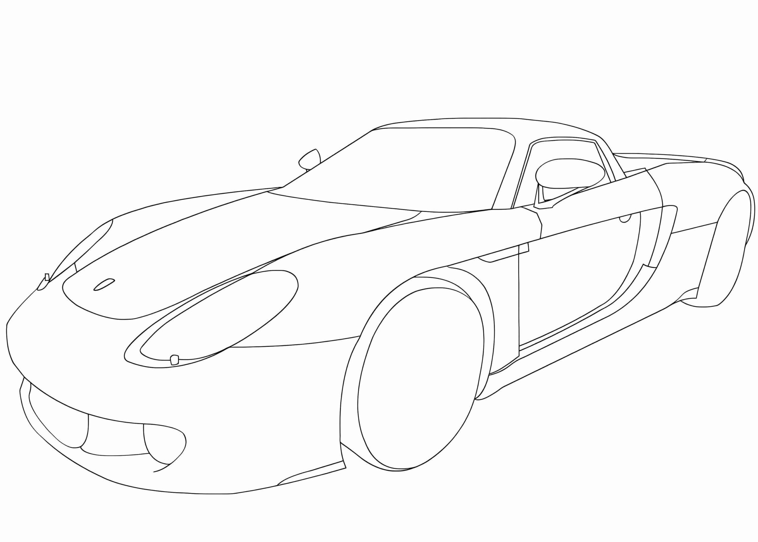 Desenho de Porsche Desenho Colorir Imprimir 36