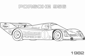 Desenho de Porsche Desenho Colorir Imprimir 38
