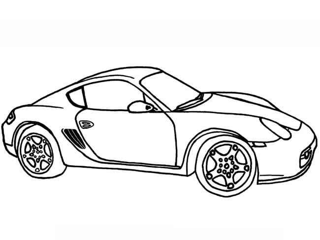 Desenho de Porsche Desenho Colorir Imprimir 43