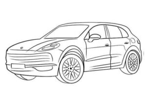 Desenho de Porsche Desenho Colorir Imprimir 44