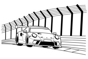 Desenho de Porsche Desenho Colorir Imprimir 45