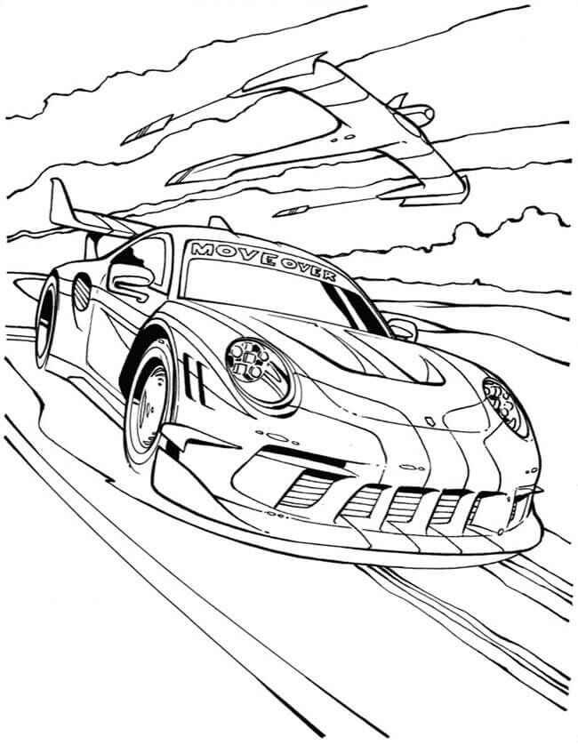 Desenho de Porsche Desenho Colorir Imprimir 46