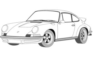 Desenho de Porsche Desenho Colorir Imprimir 56
