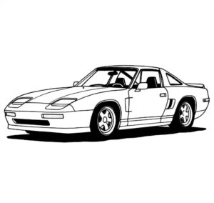 Desenho de Porsche Desenho Colorir Imprimir 59