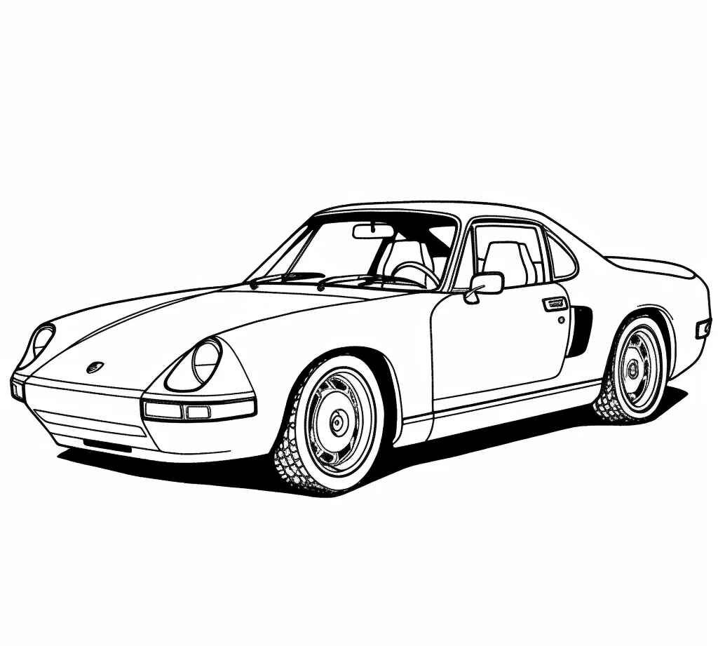 Desenho de Porsche Desenho Colorir Imprimir 64