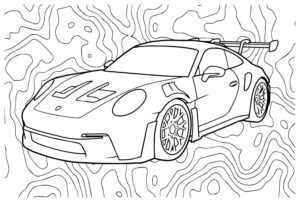 Desenho de Porsche Desenho Colorir Imprimir 65