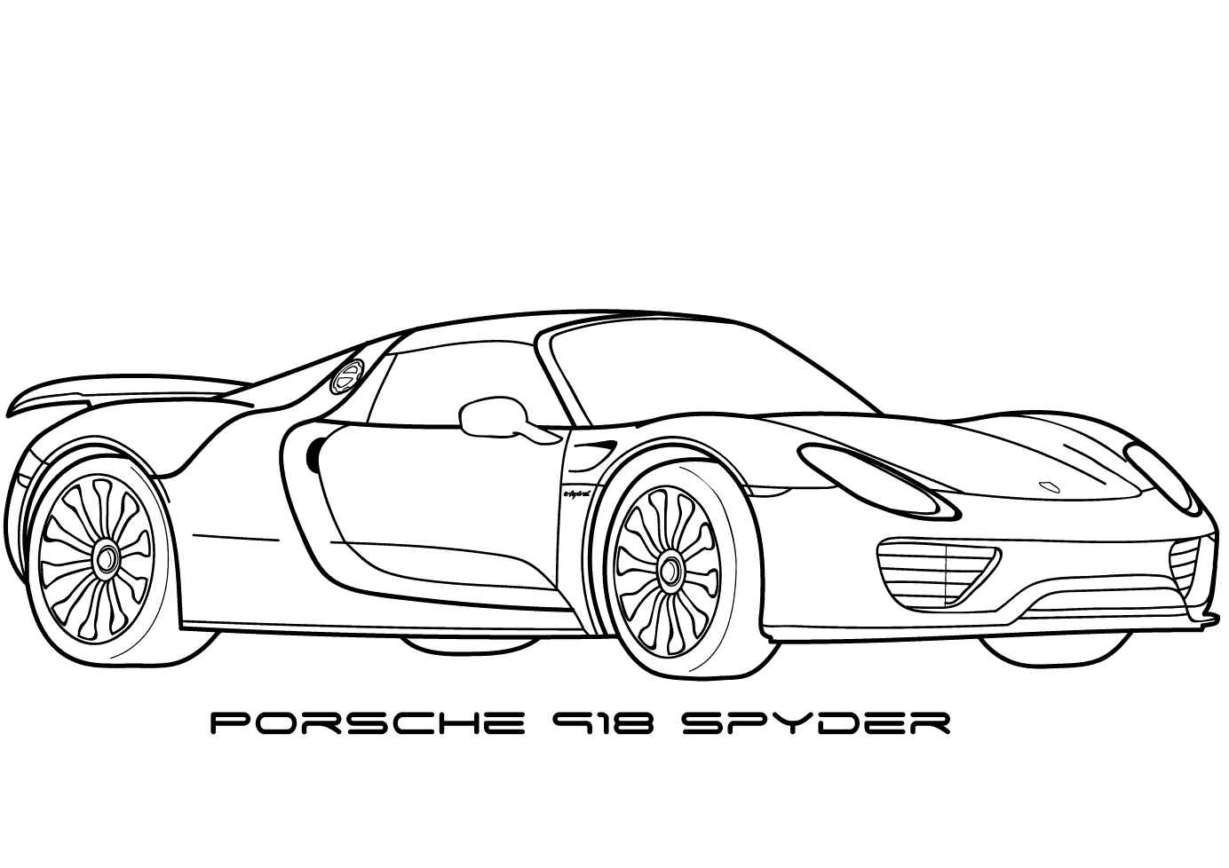 Desenho de Porsche Desenho Colorir Imprimir 70