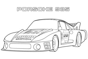 Desenho de Porsche Desenho Colorir Imprimir 72