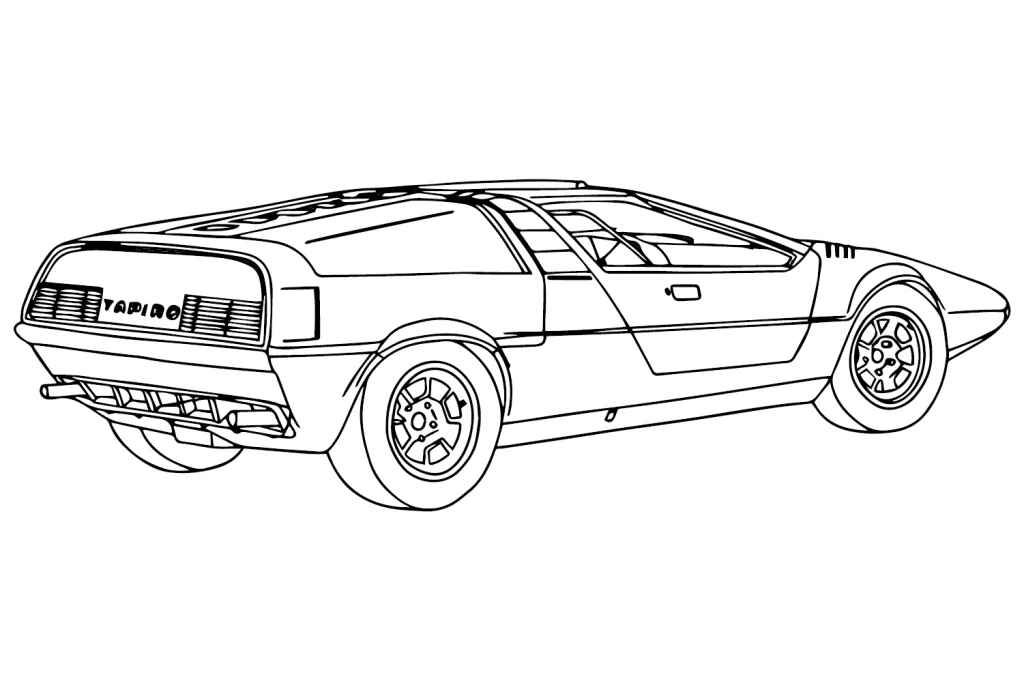 Desenho de Porsche Desenho Colorir Imprimir 75