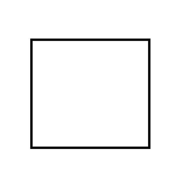 Desenho de Quadrado Desenho Colorir Imprimir 03