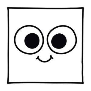 Desenho de Quadrado Desenho Colorir Imprimir 07