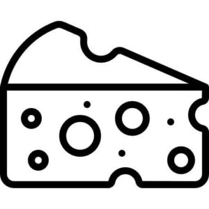 Desenho de Queijo Desenho Colorir Imprimir 09