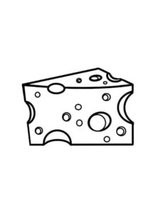 Desenho de Queijo Desenho Colorir Imprimir 10
