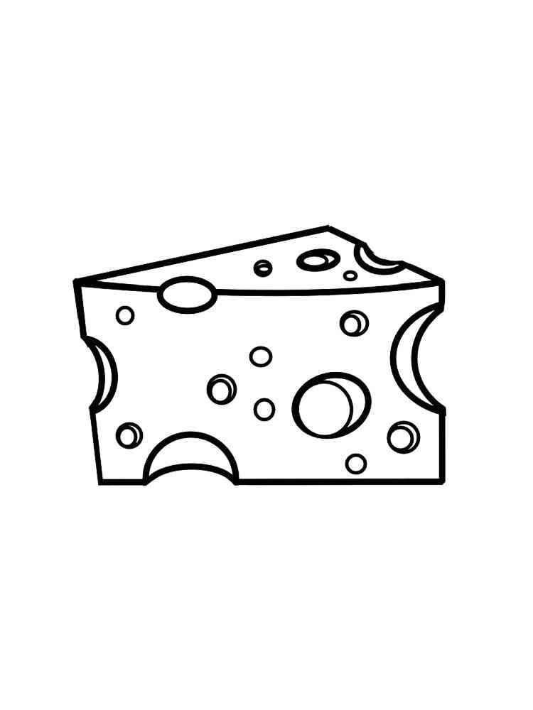 Desenho de Queijo Desenho Colorir Imprimir 10