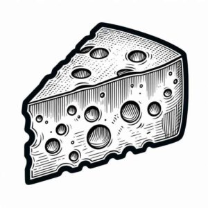 Desenho de Queijo Desenho Colorir Imprimir 15