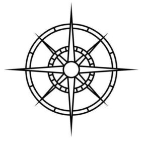 Desenho de Rosa Dos Ventos Desenho Colorir Imprimir 07