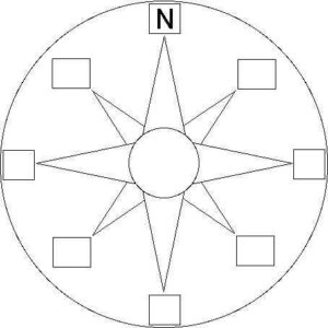 Desenho de Rosa Dos Ventos Desenho Colorir Imprimir 10