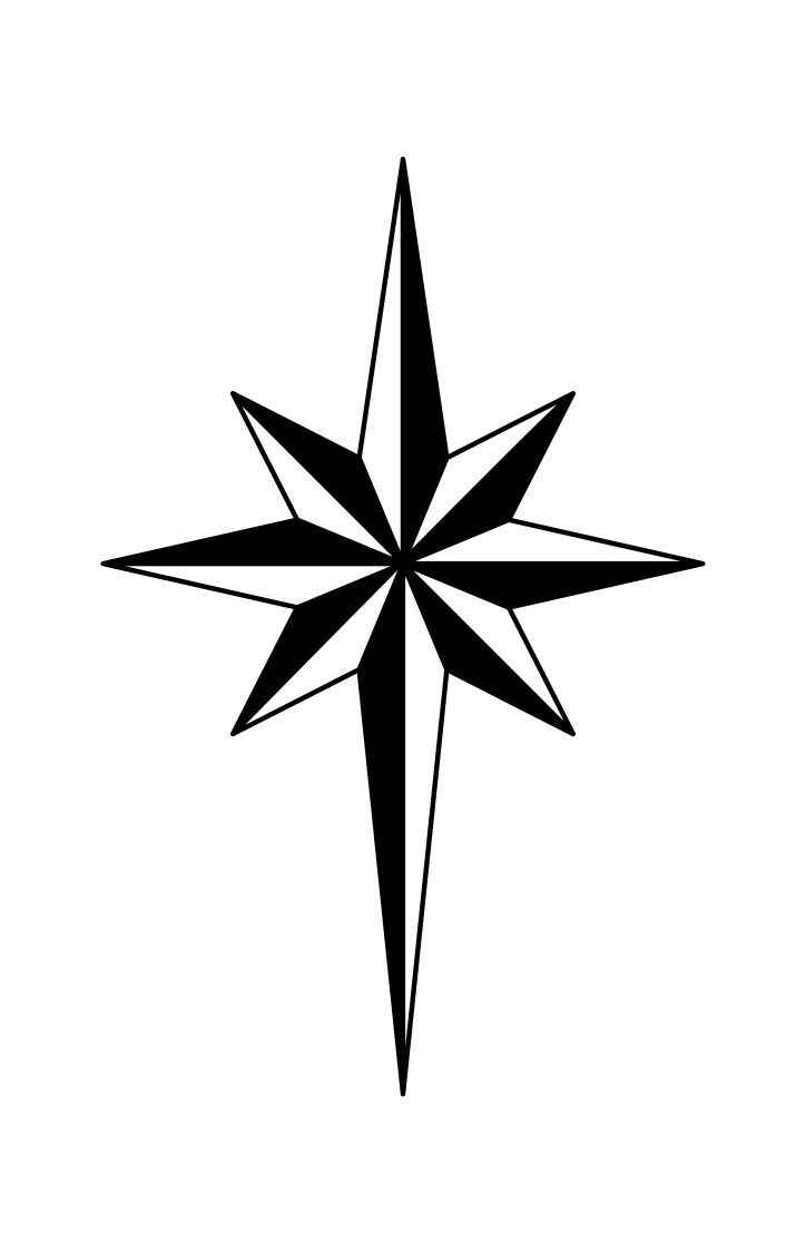 Desenho de Rosa Dos Ventos Desenho Colorir Imprimir 11