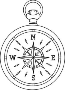 Desenho de Rosa Dos Ventos Desenho Colorir Imprimir 16