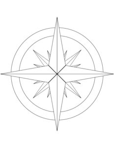 Desenho de Rosa Dos Ventos Desenho Colorir Imprimir 18