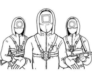 Desenho de Round 6 Desenho Colorir Imprimir 01