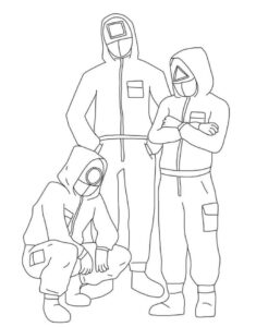 Desenho de Round 6 Desenho Colorir Imprimir 04