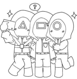 Desenho de Round 6 Desenho Colorir Imprimir 11