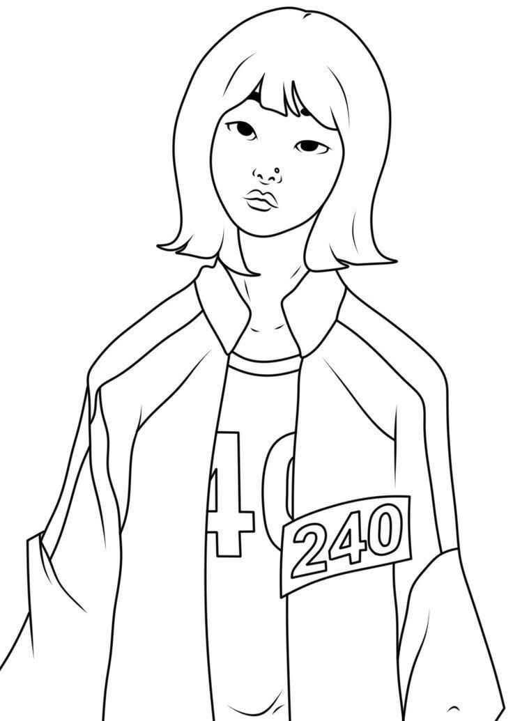 Desenho de Round 6 Desenho Colorir Imprimir 13