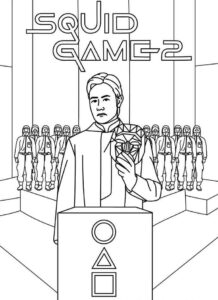 Desenho de Round 6 Desenho Colorir Imprimir 14