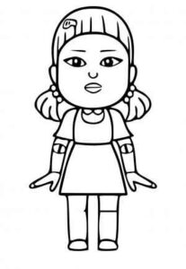 Desenho de Round 6 Desenho Colorir Imprimir 17