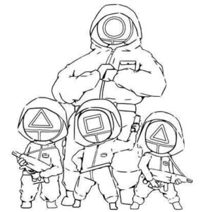 Desenho de Round 6 Desenho Colorir Imprimir 18