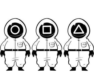 Desenho de Round 6 Desenho Colorir Imprimir 19