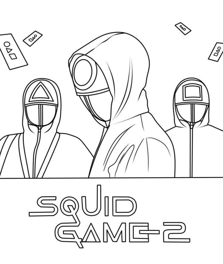 Desenho de Round 6 Desenho Colorir Imprimir 22