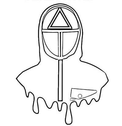 Desenho de Round 6 Desenho Colorir Imprimir 24