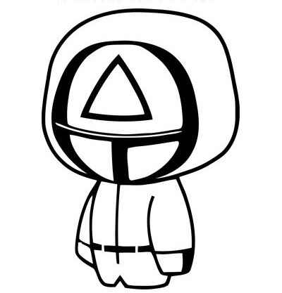 Desenho de Round 6 Desenho Colorir Imprimir 25