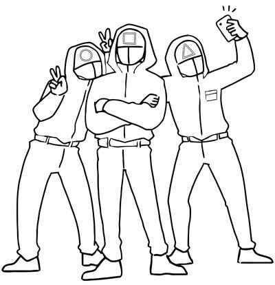 Desenho de Round 6 Desenho Colorir Imprimir 26