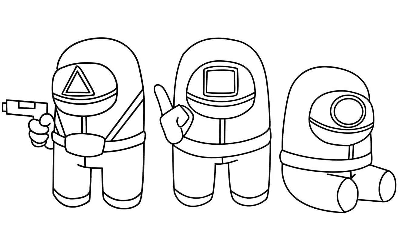 Desenho de Round 6 Desenho Colorir Imprimir 34