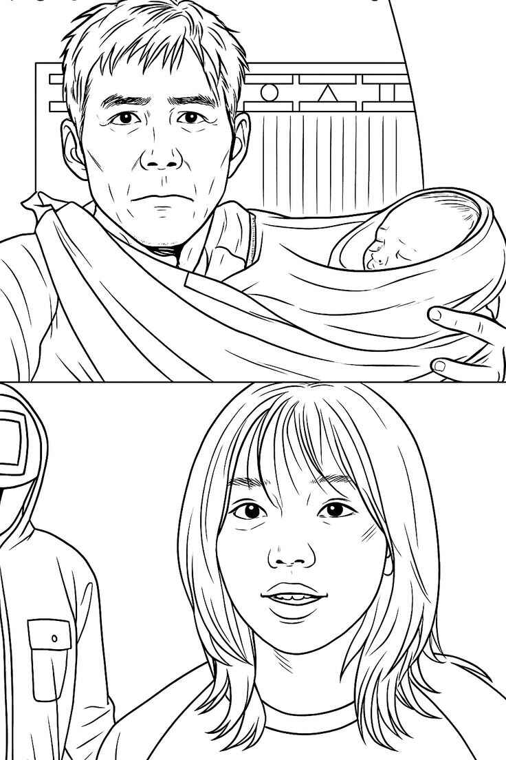 Desenho de Round 6 Desenho Colorir Imprimir 38