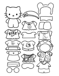 Desenho de Roupas Desenho Colorir Imprimir 04