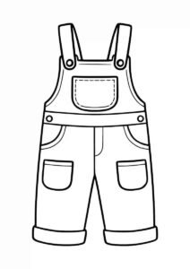 Desenho de Roupas Desenho Colorir Imprimir 05