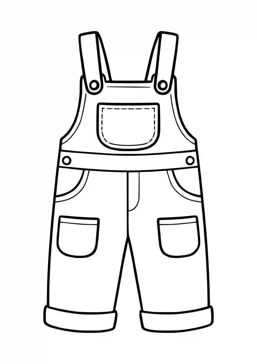 Desenho de Roupas Desenho Colorir Imprimir 05