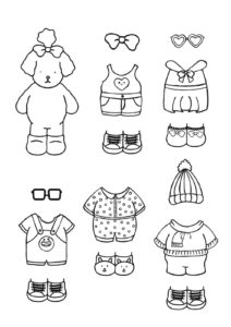 Desenho de Roupas Desenho Colorir Imprimir 06