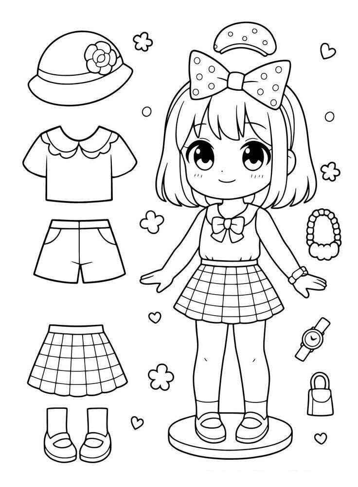 Desenho de Roupas Desenho Colorir Imprimir 08